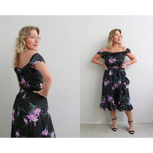 1970's Vintage Casual Wear Hawaiian Sundress Women's Extra Small to Small XS SM